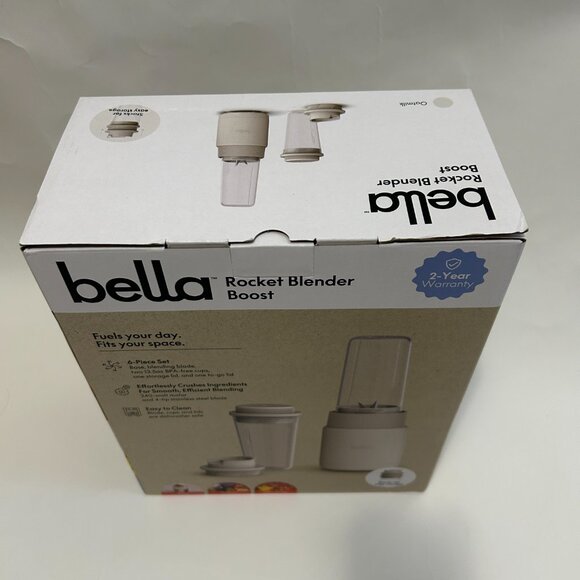Bella Rocket Blender Boost 6 piece set 43010A1 item # 35125 oatmilk NIB - Picture 2 of 6